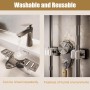 ZANWANXIN Broom Holder Mop Hanger, Mop Hanger Wall Mount, Broom And Mop Holder, Mop Broom Holder Wall Mounted, No punching