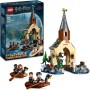 LEGO Harry Potter Cobertizo del Castillo de Hogwarts de Juguete de Fantasía para Construir con 2 Botes y 5 Minifiguras de