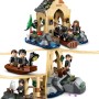 LEGO Harry Potter Cobertizo del Castillo de Hogwarts de Juguete de Fantasía para Construir con 2 Botes y 5 Minifiguras de