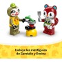 LEGO Animal Crossing Caravana de Gandulio y Tienda de Jardinería Kit de Construcción, Furgoneta de Juguete, Flores y Figuras de