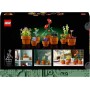 LEGO Botanical Plantas Diminutas con 9 Flores Artificiales para Construir en Maceta de Terracota, Regalo para el Día de la