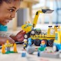 LEGO 60391 City Camiones de Construcción y Grúa con Bola de Demolición, Excavadora de Juguete, Camión Basculante y Vehículos de