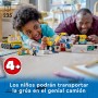 LEGO 60391 City Camiones de Construcción y Grúa con Bola de Demolición, Excavadora de Juguete, Camión Basculante y Vehículos de