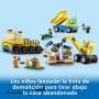 LEGO 60391 City Camiones de Construcción y Grúa con Bola de Demolición, Excavadora de Juguete, Camión Basculante y Vehículos de
