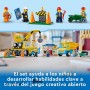 LEGO 60391 City Camiones de Construcción y Grúa con Bola de Demolición, Excavadora de Juguete, Camión Basculante y Vehículos de