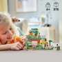 LEGO Friends Tienda de Accesorios para Mascotas con Animales de Juguete (Gato, Perro, Conejo) y 3 Mini Muñecos Nova, Leo y