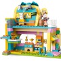 LEGO Friends Tienda de Accesorios para Mascotas con Animales de Juguete (Gato, Perro, Conejo) y 3 Mini Muñecos Nova, Leo y
