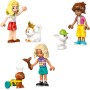 LEGO Friends Tienda de Accesorios para Mascotas con Animales de Juguete (Gato, Perro, Conejo) y 3 Mini Muñecos Nova, Leo y