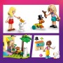 LEGO Friends Tienda de Accesorios para Mascotas con Animales de Juguete (Gato, Perro, Conejo) y 3 Mini Muñecos Nova, Leo y