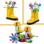 LEGO Creator 3 en 1 Flores en Regadera, Convertible en Bota de Agua o 2 Pájaros de Juguete Posados en una Percha, Juego Creativo