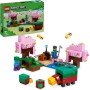 LEGO Minecraft El Jardín de Cerezos en Flor con Animales de Juguete, Figura de Sunny, Sniffer, Zombi y Abejas, Regalo Basado en