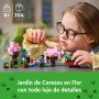LEGO Minecraft El Jardín de Cerezos en Flor con Animales de Juguete, Figura de Sunny, Sniffer, Zombi y Abejas, Regalo Basado en