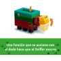LEGO Minecraft El Jardín de Cerezos en Flor con Animales de Juguete, Figura de Sunny, Sniffer, Zombi y Abejas, Regalo Basado en