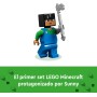 LEGO Minecraft El Jardín de Cerezos en Flor con Animales de Juguete, Figura de Sunny, Sniffer, Zombi y Abejas, Regalo Basado en