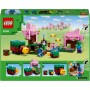 LEGO Minecraft El Jardín de Cerezos en Flor con Animales de Juguete, Figura de Sunny, Sniffer, Zombi y Abejas, Regalo Basado en