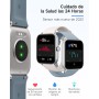 TOOBUR Reloj Inteligente Mujer con Alexa, 1.8" smartwatch Deportivo con 100 Deportes, Recibir y Contestar Llamadas, Podómetro y