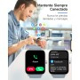 TOOBUR Reloj Inteligente Mujer con Alexa, 1.8" smartwatch Deportivo con 100 Deportes, Recibir y Contestar Llamadas, Podómetro y