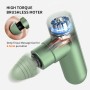 FITMIND Mini Massage Gun,Portable Muscle Massage Gun, 3 Speeds, 4 Massage Heads, Lightweight and Portable for Daily Exercise,