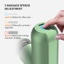 FITMIND Mini Massage Gun,Portable Muscle Massage Gun, 3 Speeds, 4 Massage Heads, Lightweight and Portable for Daily Exercise,