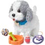 OR OR TU Perro Juguete Que Anda y Ladra y Lame, Peluche Perritos de Juguete Que Andan con Correa, Perro Robot Interactivos Perro