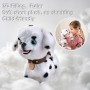 OR OR TU Perro Juguete Que Anda y Ladra, Peluche Perritos de Juguete Que Andan con Correa, Realista Perro Robot Interactivos