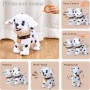 OR OR TU Perro Juguete Que Anda y Ladra, Peluche Perritos de Juguete Que Andan con Correa, Realista Perro Robot Interactivos