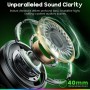 WESEARY WG4 Cascos Gaming Inalambricos, Auriculares Gaming de 2.4G para PS5, PS4, PC, Switch, Mobile, Sonido Estéreo Auriculares