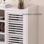 Router Rack Caja WiFi Material de Bambú Engrosado Diseño Hueco Estantes Ajustables Almacenamiento de Gran Capacidad Caja Router