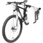 Soporte para bicicletas de diseño elegante para sujetar de forma segura tus tablas cortas mientras conduces a la playa (negro)