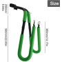 Soporte para bicicletas de diseño elegante para sujetar de forma segura tus tablas cortas mientras conduces a la playa (verde)
