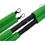Soporte para bicicletas de diseño elegante para sujetar de forma segura tus tablas cortas mientras conduces a la playa (verde)