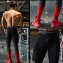 Muscle Alive Hombres Gimnasio Culturismo Compresión Leggins Medias Rutina de Ejercicio Aptitud Pantalones Capa Base Fresco y