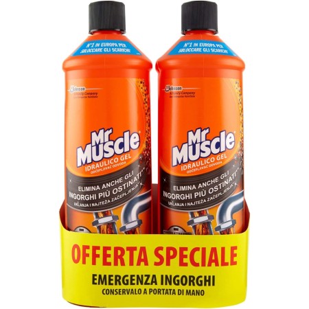 Mr Muscle Hidráulico Gel 3 en 1 – Pack de 2 x 1000 ml