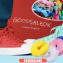GOODSALEOK 2 Pairs of Flat Laces of 8 mm Sport for Adult Sports Shoes, Wear Resistant Present
