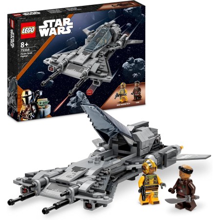 LEGO 75346 Star Wars Caza Snub Pirata, Juguete de Construcción Mandalorian, 3 Temporada, Mini Figuras Piloto Snub y Vane,