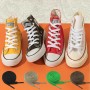 GOODSALEOK 2 Pairs of Flat Laces of 8 mm Sport for Adult Sports Shoes, Wear Resistant Present