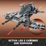 LEGO 75346 Star Wars Caza Snub Pirata, Juguete de Construcción Mandalorian, 3 Temporada, Mini Figuras Piloto Snub y Vane,