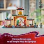 LEGO Ninjago Templo Ninja del Spinjitzu Maqueta de Construcción con 4 Minifiguras de Zane, NYA, Kai y Lloyd con Armas Ninja y