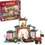 LEGO Ninjago Templo Ninja del Spinjitzu Maqueta de Construcción con 4 Minifiguras de Zane, NYA, Kai y Lloyd con Armas Ninja y