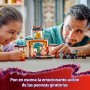 LEGO Ninjago Templo Ninja del Spinjitzu Maqueta de Construcción con 4 Minifiguras de Zane, NYA, Kai y Lloyd con Armas Ninja y