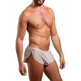 Hombres Extremo Malla Pantalones Cortos con Grande División Lados Ropa Interior Bóxers Bragas Slips
