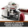 LEGO Star Wars: The Mandalorian Huida en Speeder BARC, Moto con Sidecar de Juguete de Construcción Inc. Kelleran Beq y Grogu