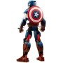 LEGO 76257 Marvel Figura de Construcción Capitán América, Set de Juguete con Escudo, Super Héroe Coleccionable, Regalo de