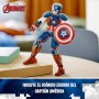 LEGO 76257 Marvel Figura de Construcción Capitán América, Set de Juguete con Escudo, Super Héroe Coleccionable, Regalo de