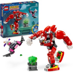 LEGO Sonic The Hedgehog Robot Guardián de Knuckles, Figuras de Acción de Personajes del Videojuego Knuckles y Rouge con la