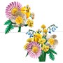 LEGO Botanicals Ramillete Rayos de Sol, Regalo por el Día de la Madre para Mamás e Hijas, Ramo de Flores Artificiales con