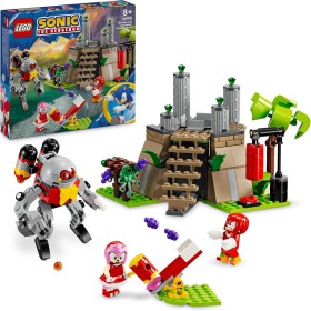 LEGO Sonic The Hedgehog Knuckles y el Santuario de la Master Emerald, Juguete para Colección con Personajes del Videojuego,
