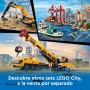 LEGO City Camión Grúa y Reparación del Deportivo, Vehículo con Coches de Juguete y 2 Minifiguras, Regalo para Niños y Niñas de 4