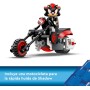 LEGO Sonic The Hedgehog Huida de Shadow The Hedgehog, Moto de Juguete, Figuras de Acción de Personajes del Videojuego del Erizo
