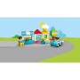 LEGO 10913 DUPLO Caja de Ladrillos, Juguete Educativo para Bebés, Set de Construcción con Coche, Figuras y Flores, Regalo para